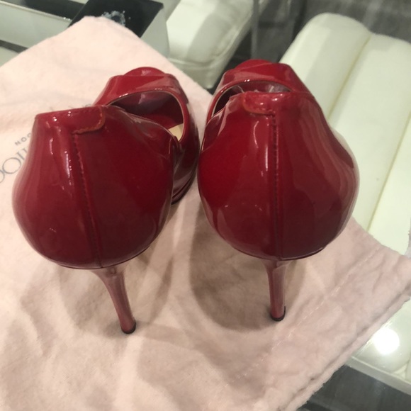 Authentic jimmy choo red shoes - Picture 8 of 9